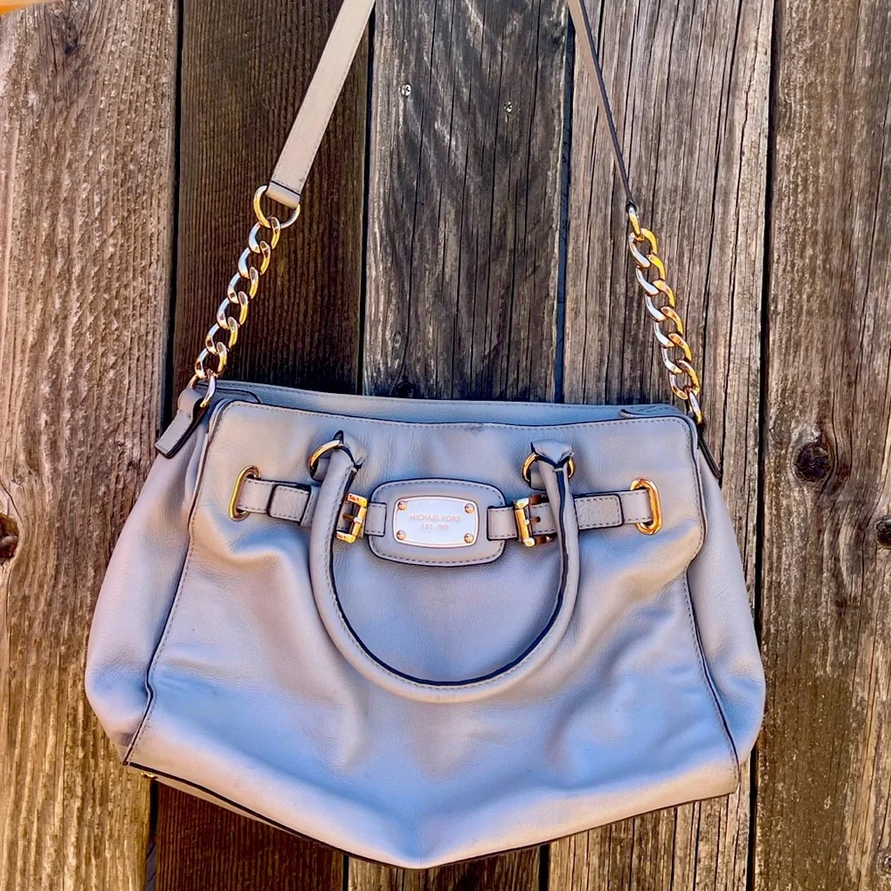 Grey Michael Kors Purse - Picture 2 of 5